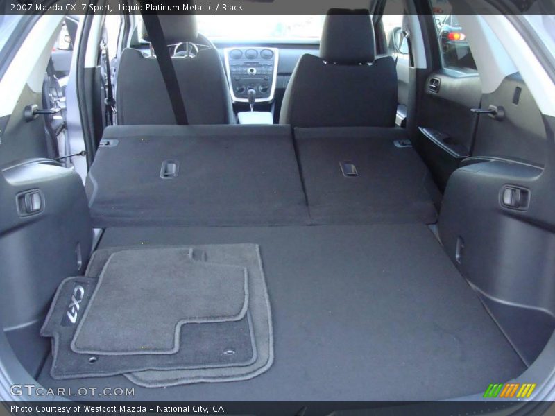 Liquid Platinum Metallic / Black 2007 Mazda CX-7 Sport