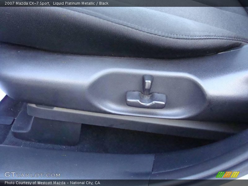 Liquid Platinum Metallic / Black 2007 Mazda CX-7 Sport