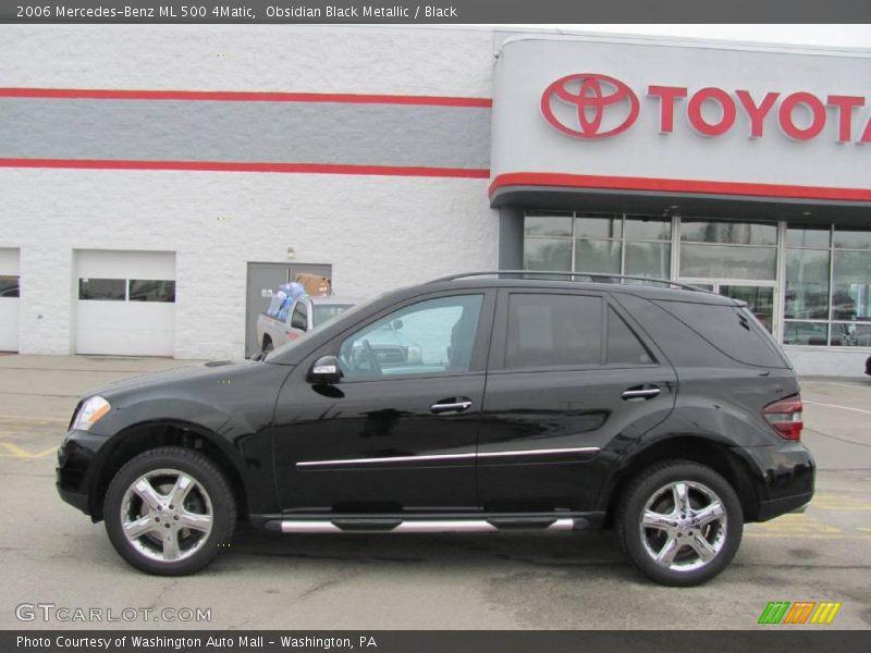 Obsidian Black Metallic / Black 2006 Mercedes-Benz ML 500 4Matic