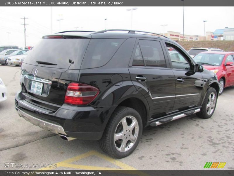 Obsidian Black Metallic / Black 2006 Mercedes-Benz ML 500 4Matic