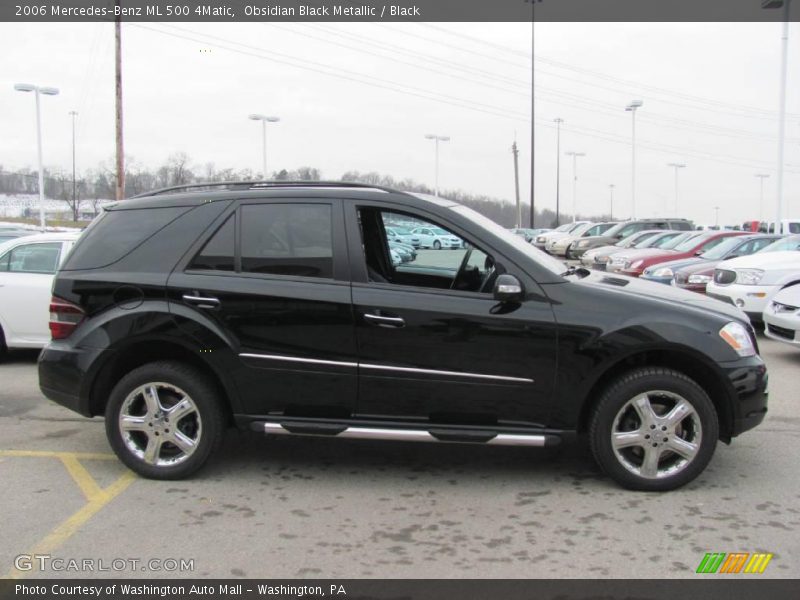 Obsidian Black Metallic / Black 2006 Mercedes-Benz ML 500 4Matic