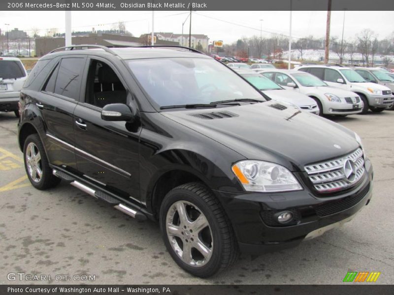 Obsidian Black Metallic / Black 2006 Mercedes-Benz ML 500 4Matic