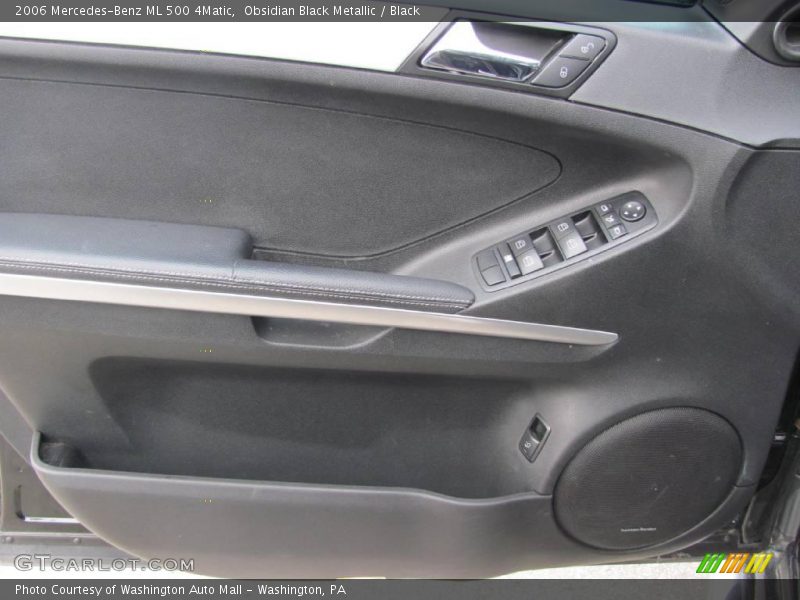 Obsidian Black Metallic / Black 2006 Mercedes-Benz ML 500 4Matic