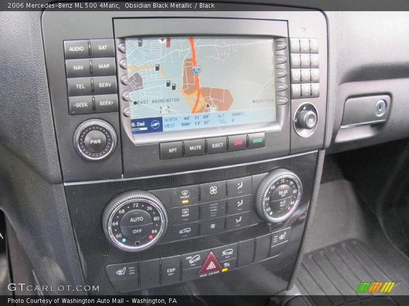 Obsidian Black Metallic / Black 2006 Mercedes-Benz ML 500 4Matic