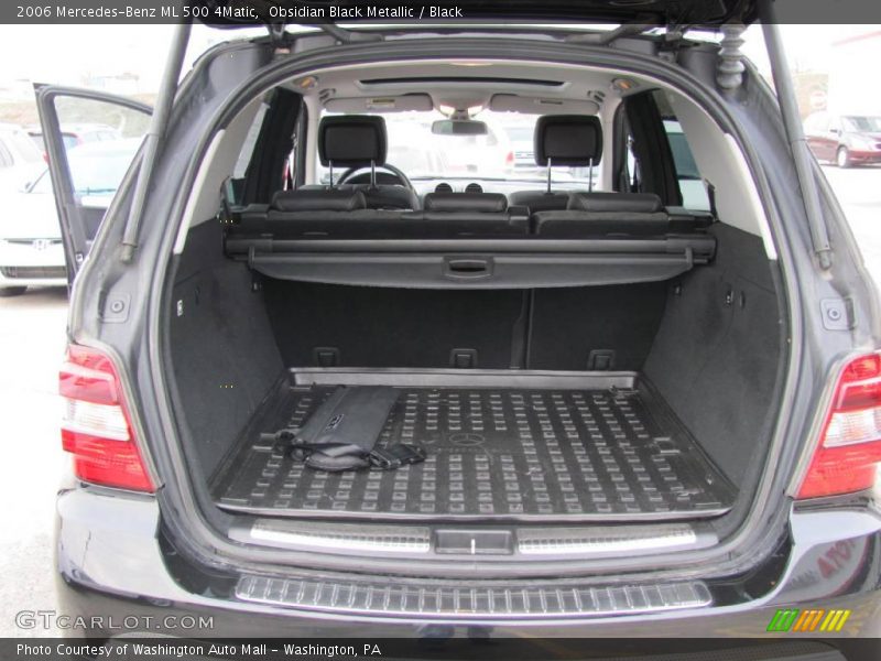 Obsidian Black Metallic / Black 2006 Mercedes-Benz ML 500 4Matic