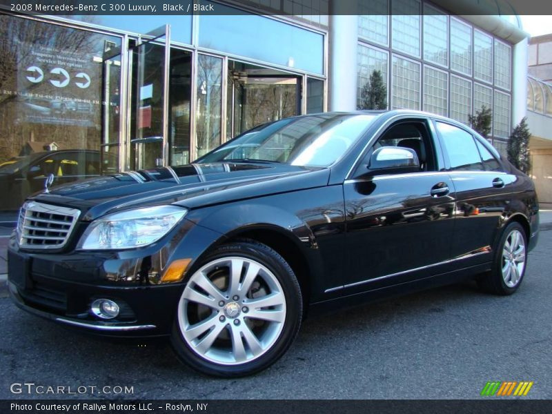 Black / Black 2008 Mercedes-Benz C 300 Luxury
