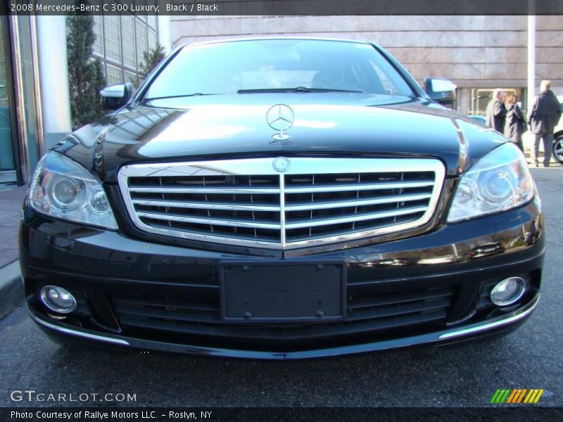 Black / Black 2008 Mercedes-Benz C 300 Luxury