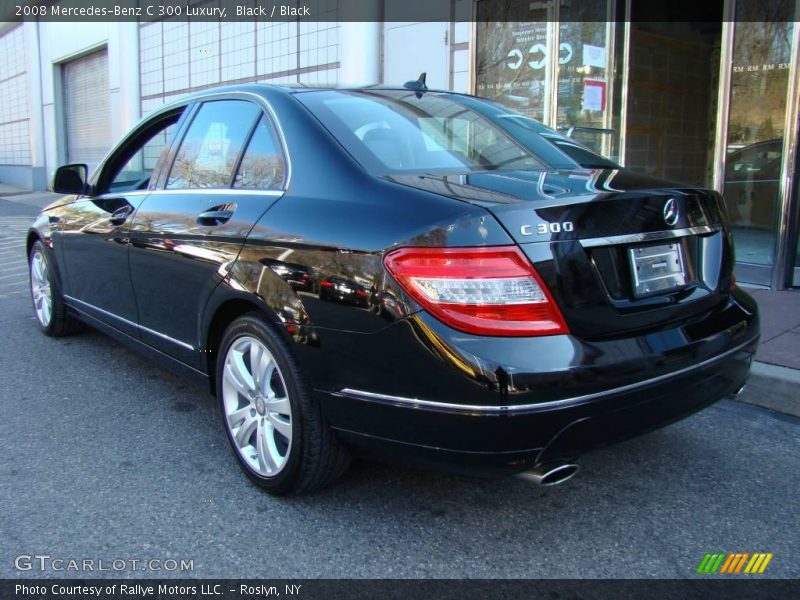 Black / Black 2008 Mercedes-Benz C 300 Luxury