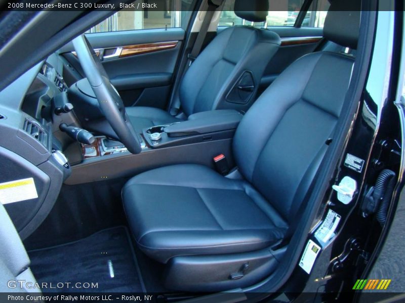 Black / Black 2008 Mercedes-Benz C 300 Luxury