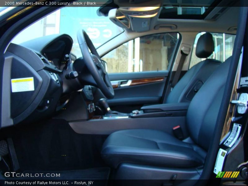 Black / Black 2008 Mercedes-Benz C 300 Luxury