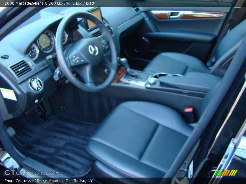 Black / Black 2008 Mercedes-Benz C 300 Luxury