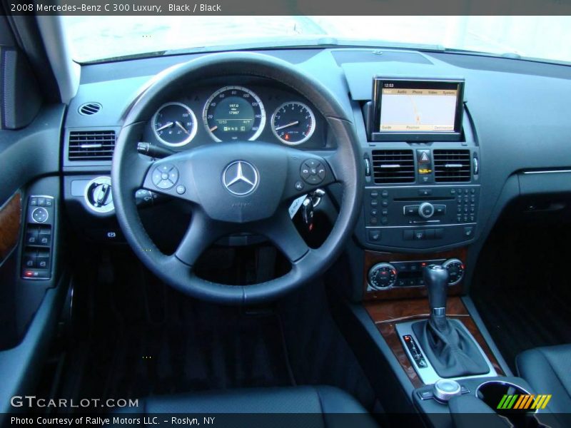 Black / Black 2008 Mercedes-Benz C 300 Luxury