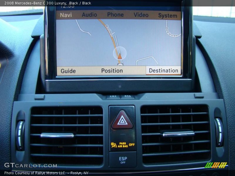 Black / Black 2008 Mercedes-Benz C 300 Luxury