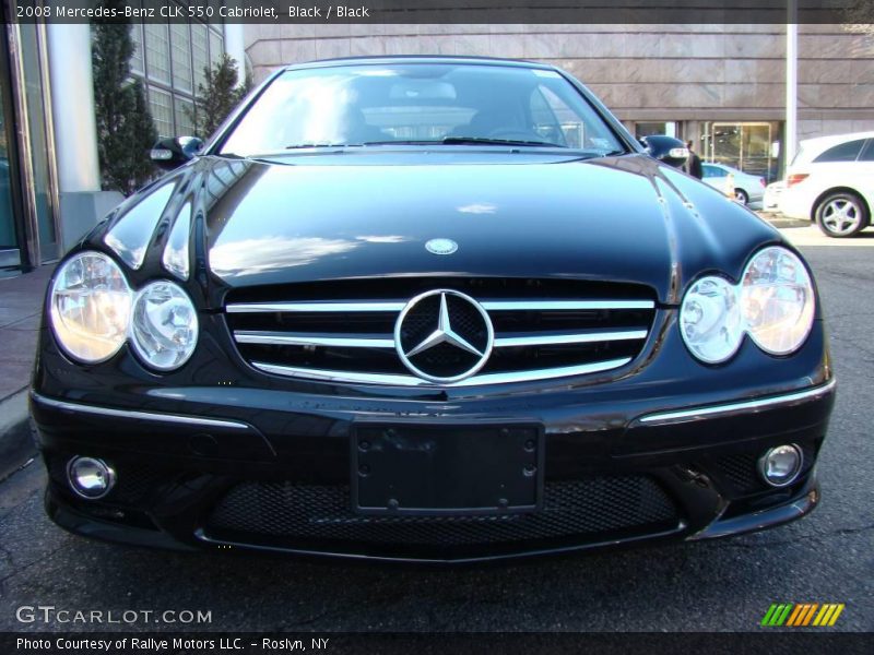Black / Black 2008 Mercedes-Benz CLK 550 Cabriolet