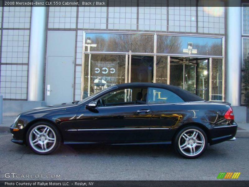 Black / Black 2008 Mercedes-Benz CLK 550 Cabriolet