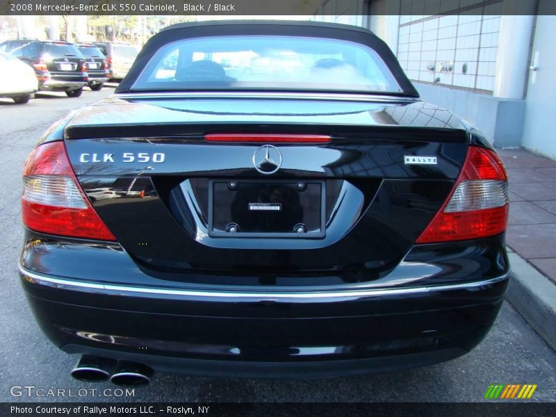 Black / Black 2008 Mercedes-Benz CLK 550 Cabriolet