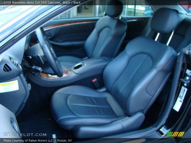 Black / Black 2008 Mercedes-Benz CLK 550 Cabriolet