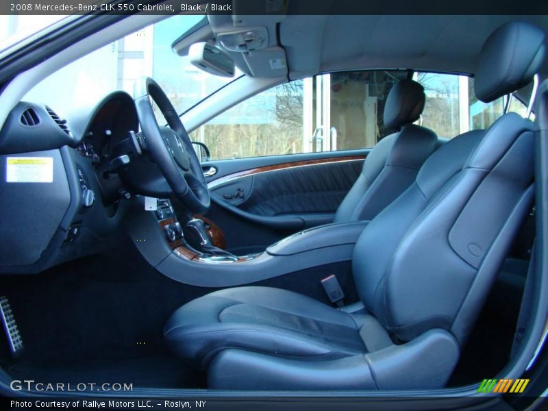 Black / Black 2008 Mercedes-Benz CLK 550 Cabriolet