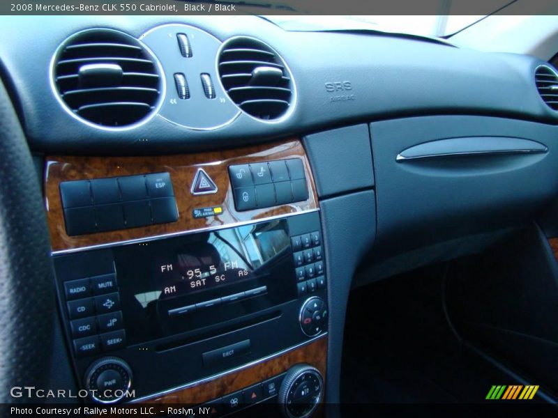 Black / Black 2008 Mercedes-Benz CLK 550 Cabriolet