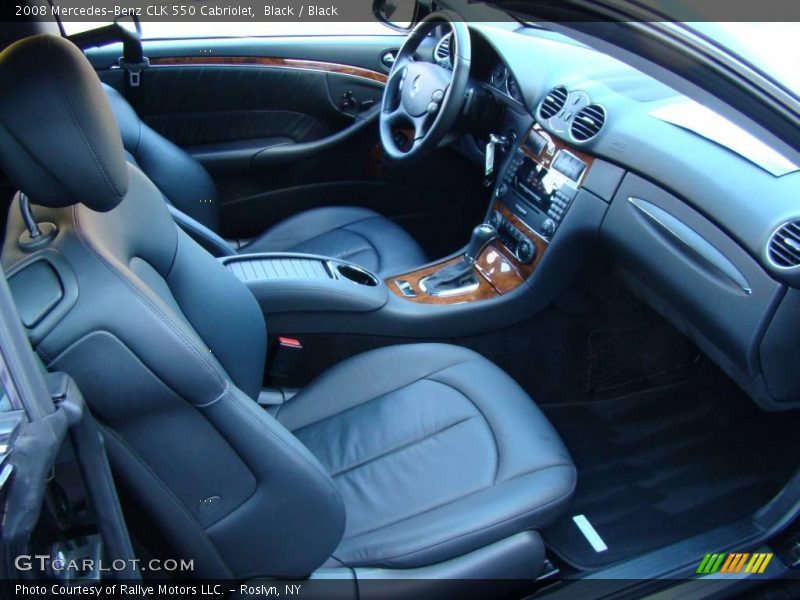 Black / Black 2008 Mercedes-Benz CLK 550 Cabriolet