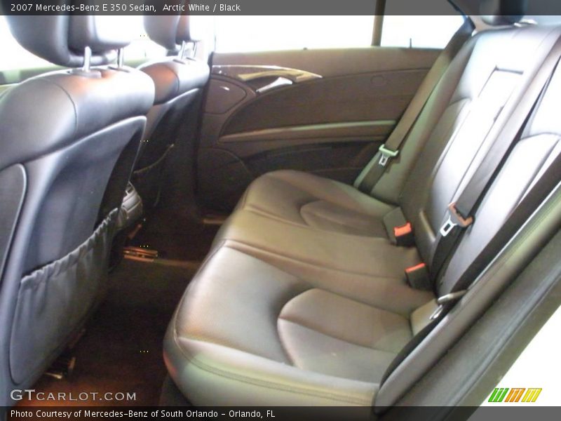 Arctic White / Black 2007 Mercedes-Benz E 350 Sedan