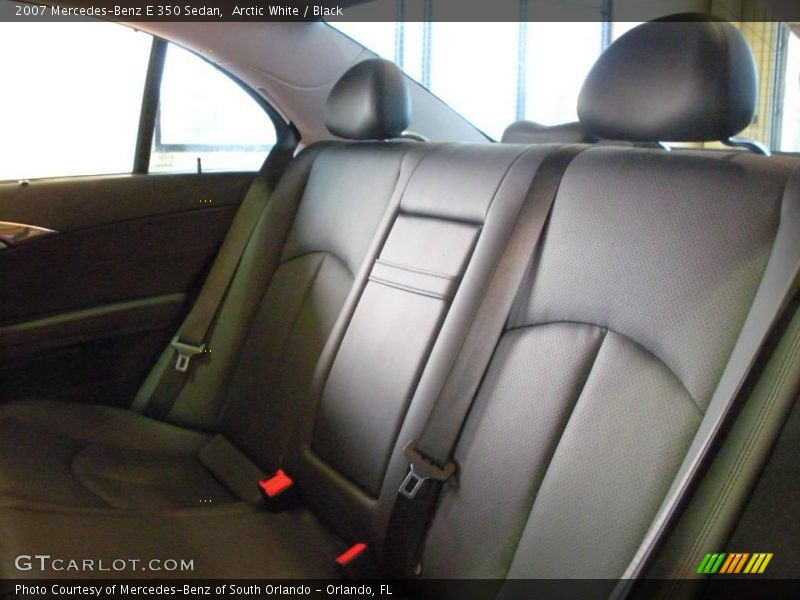 Arctic White / Black 2007 Mercedes-Benz E 350 Sedan