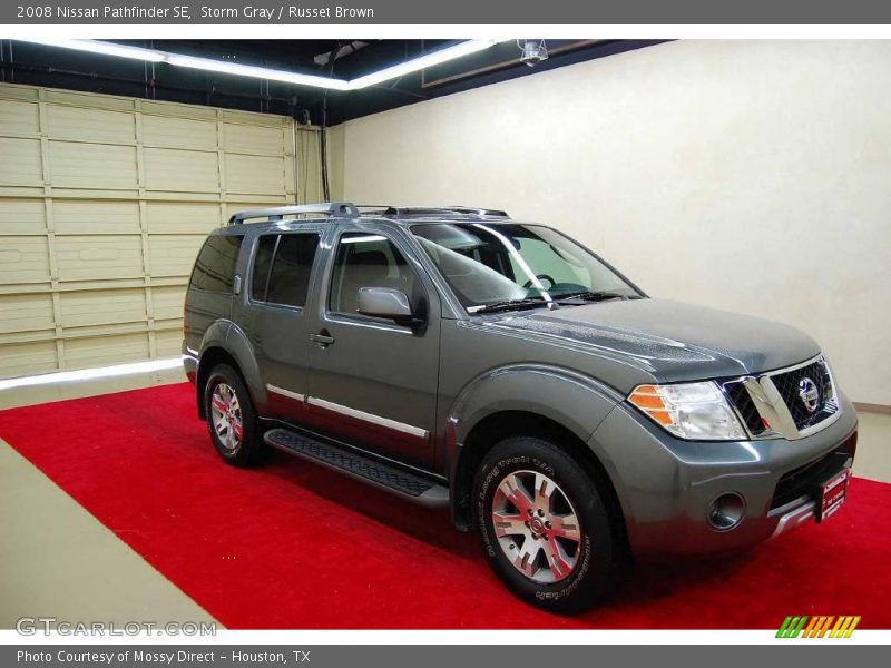 Storm Gray / Russet Brown 2008 Nissan Pathfinder SE