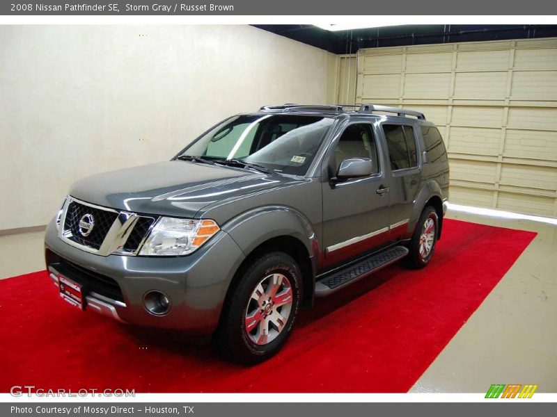 Storm Gray / Russet Brown 2008 Nissan Pathfinder SE
