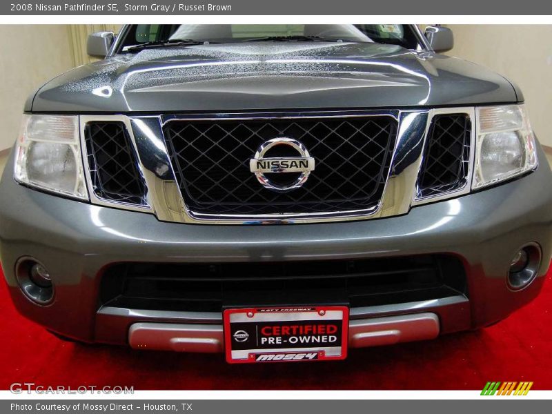 Storm Gray / Russet Brown 2008 Nissan Pathfinder SE