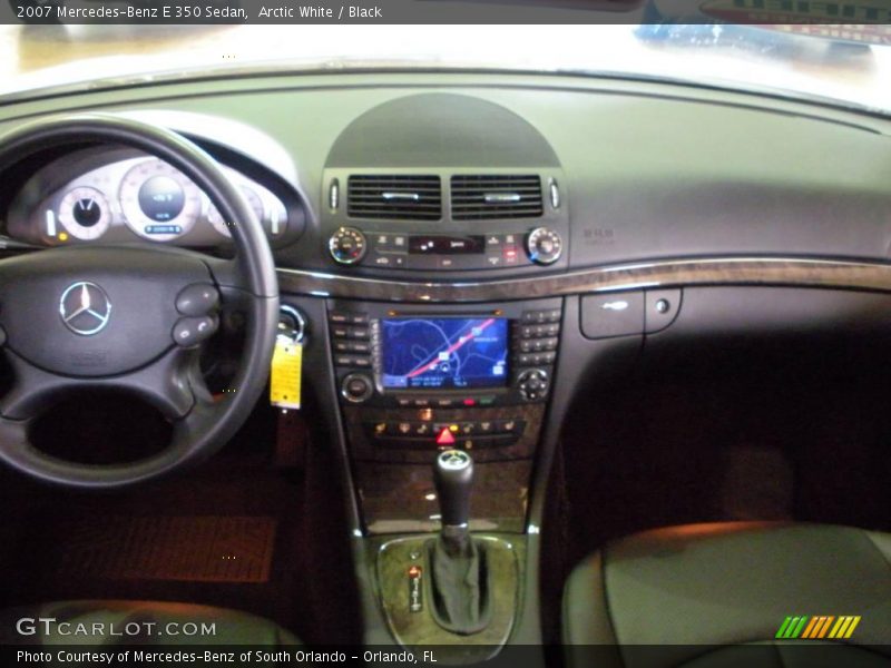 Arctic White / Black 2007 Mercedes-Benz E 350 Sedan