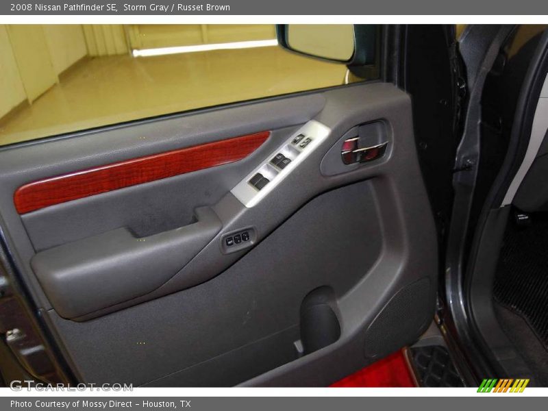Storm Gray / Russet Brown 2008 Nissan Pathfinder SE