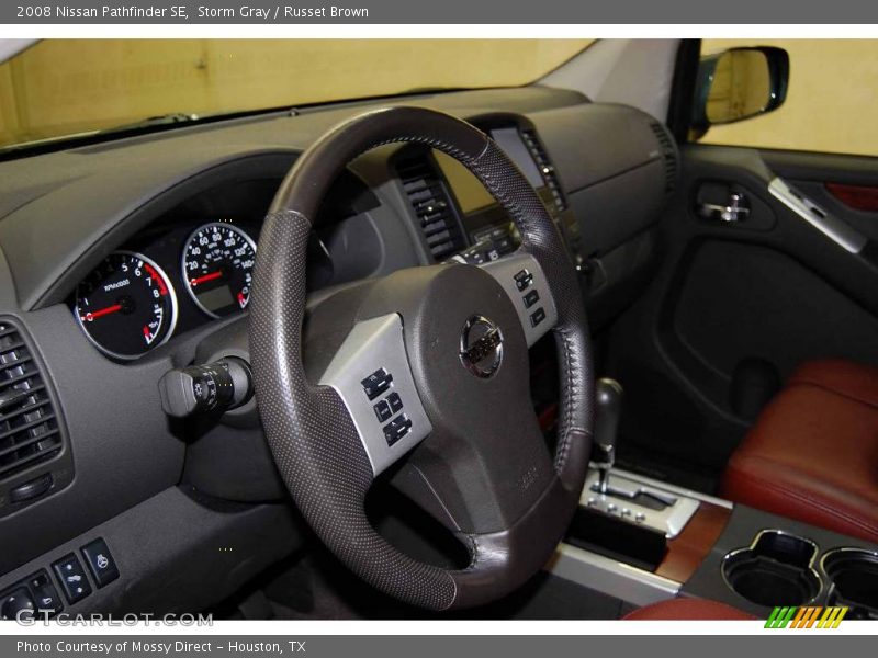Storm Gray / Russet Brown 2008 Nissan Pathfinder SE