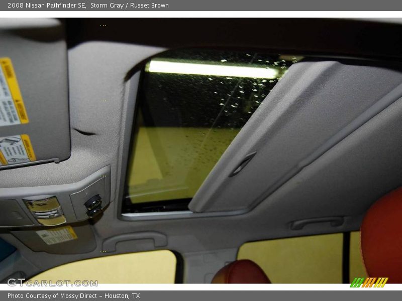 Storm Gray / Russet Brown 2008 Nissan Pathfinder SE