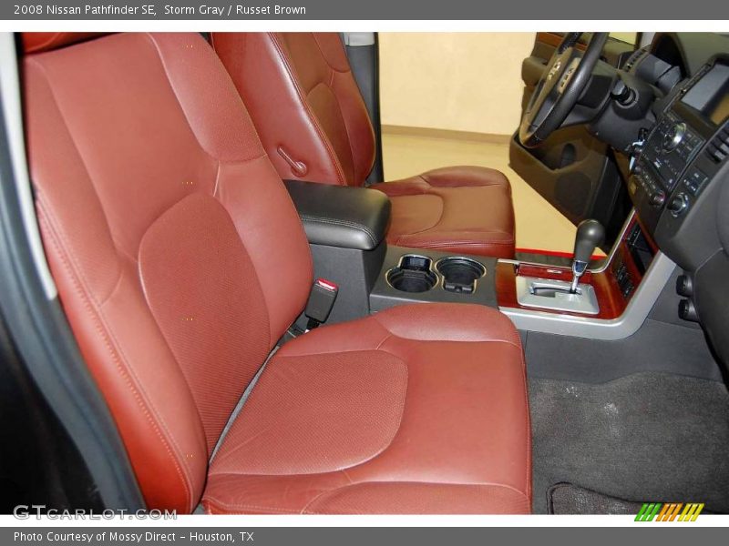 Storm Gray / Russet Brown 2008 Nissan Pathfinder SE