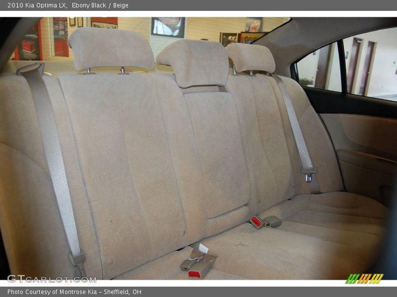 Ebony Black / Beige 2010 Kia Optima LX
