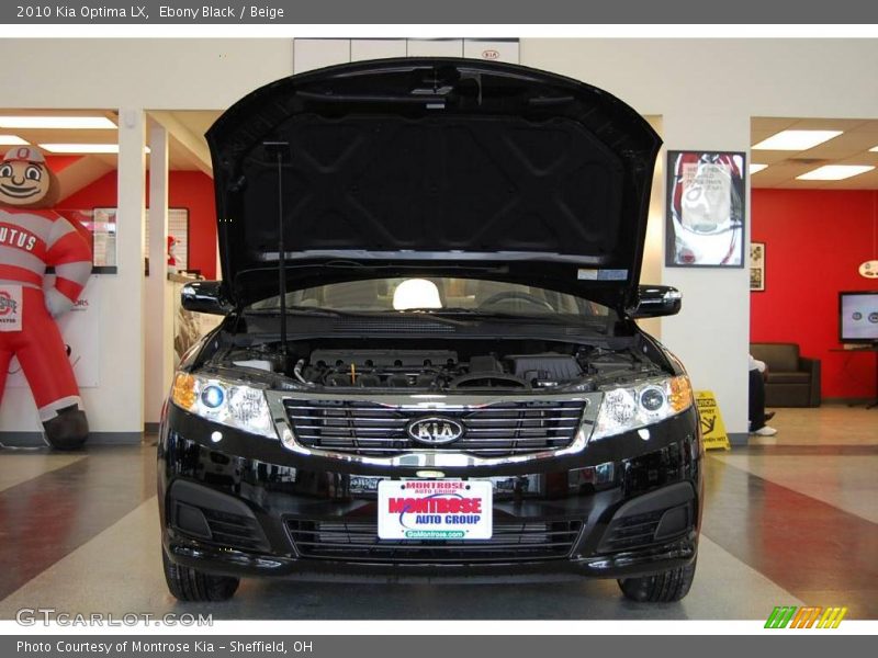 Ebony Black / Beige 2010 Kia Optima LX