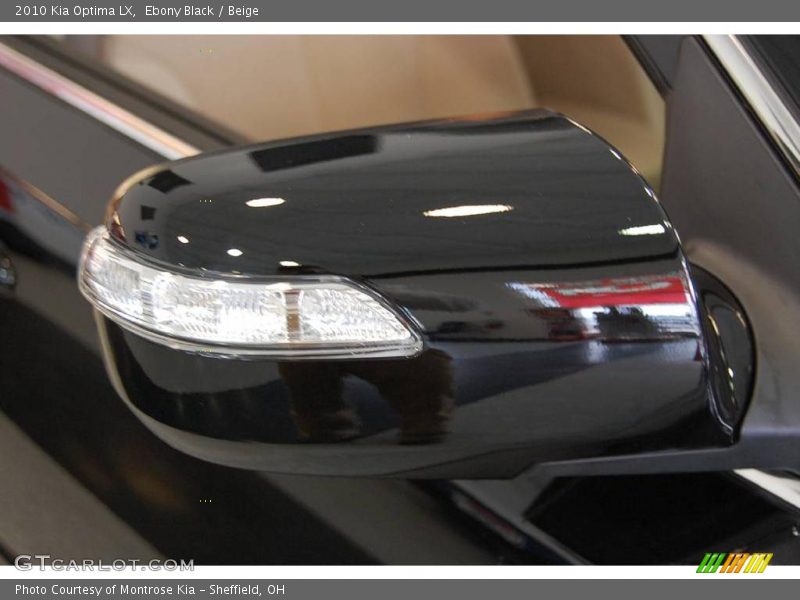 Ebony Black / Beige 2010 Kia Optima LX