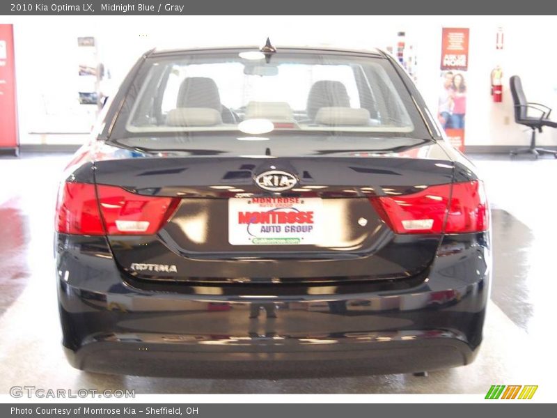 Midnight Blue / Gray 2010 Kia Optima LX