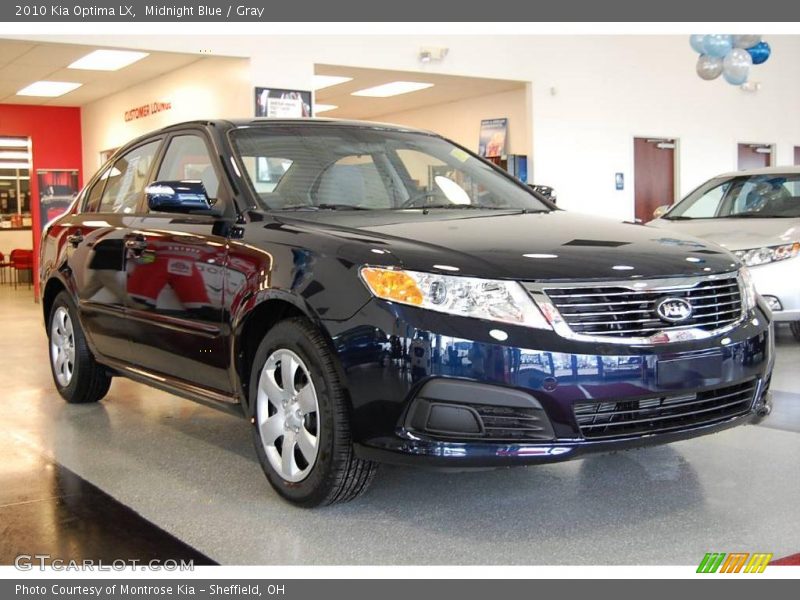 Midnight Blue / Gray 2010 Kia Optima LX