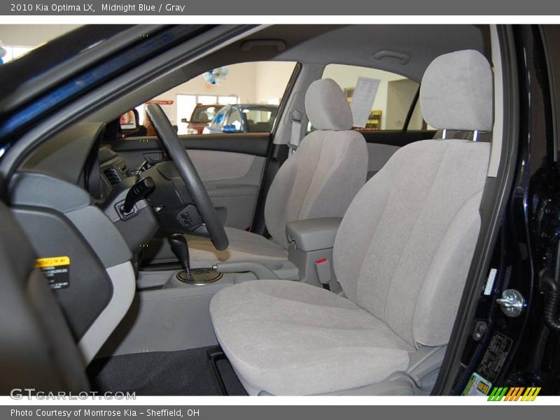 Midnight Blue / Gray 2010 Kia Optima LX