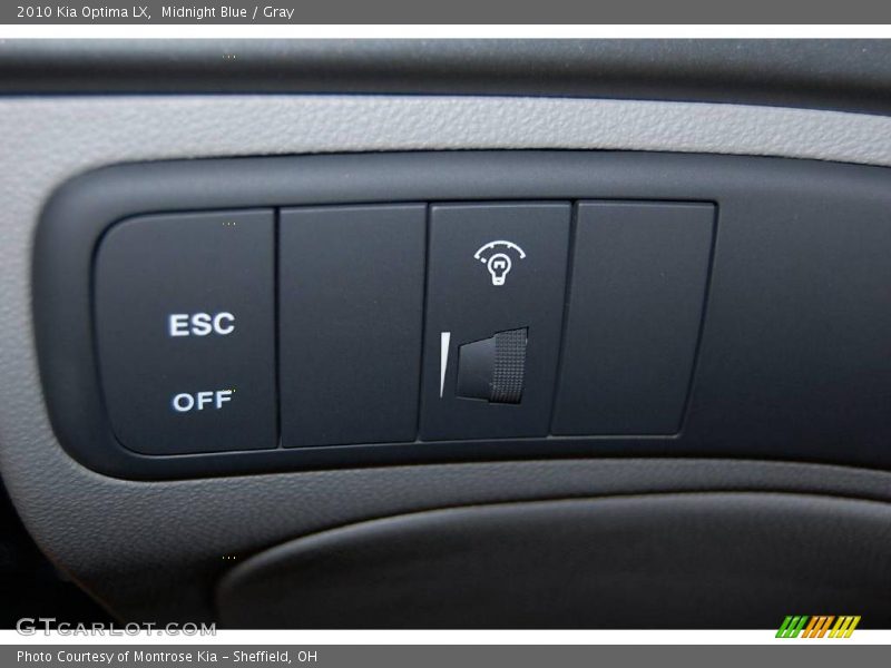 Midnight Blue / Gray 2010 Kia Optima LX