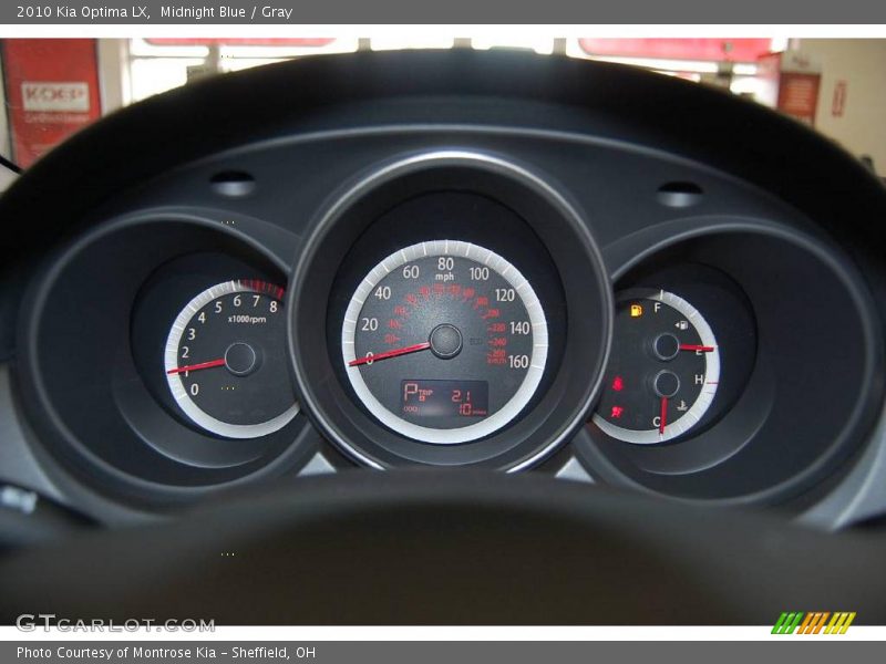 Midnight Blue / Gray 2010 Kia Optima LX