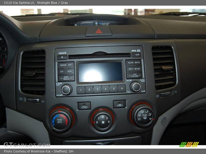 Midnight Blue / Gray 2010 Kia Optima LX