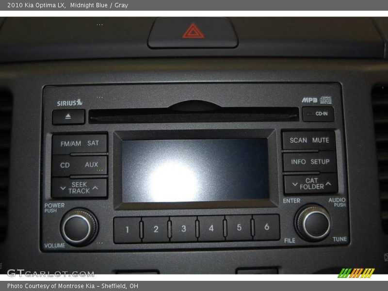 Midnight Blue / Gray 2010 Kia Optima LX