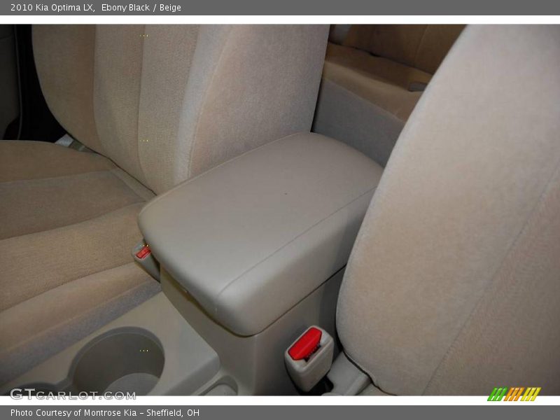 Ebony Black / Beige 2010 Kia Optima LX