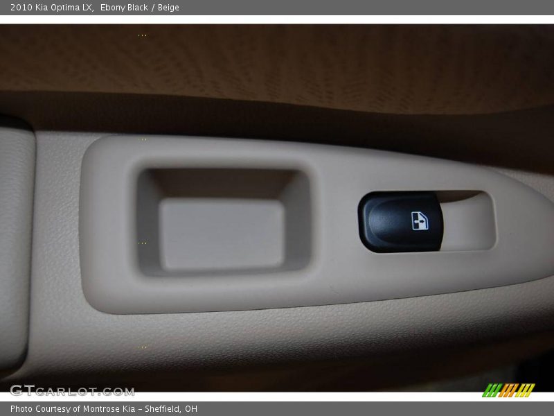 Ebony Black / Beige 2010 Kia Optima LX