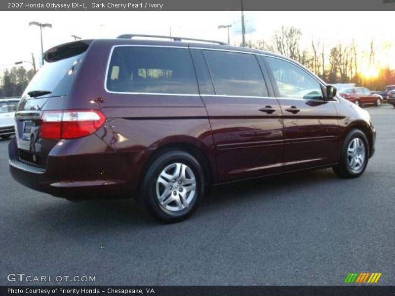 Dark Cherry Pearl / Ivory 2007 Honda Odyssey EX-L