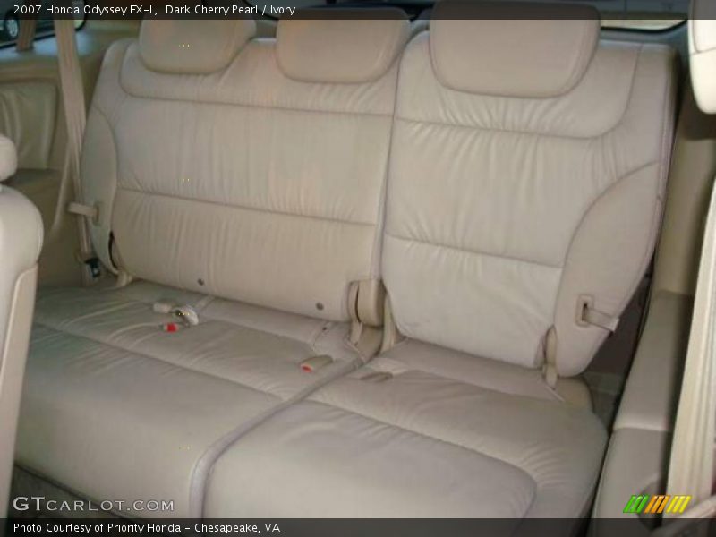 Dark Cherry Pearl / Ivory 2007 Honda Odyssey EX-L