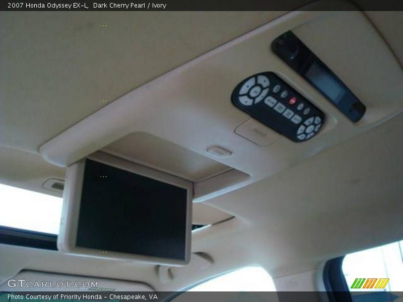 Dark Cherry Pearl / Ivory 2007 Honda Odyssey EX-L