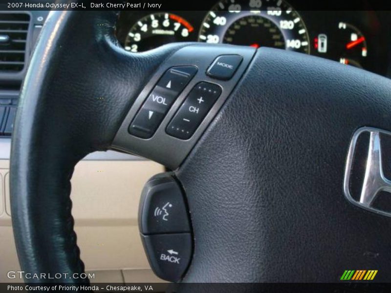 Dark Cherry Pearl / Ivory 2007 Honda Odyssey EX-L